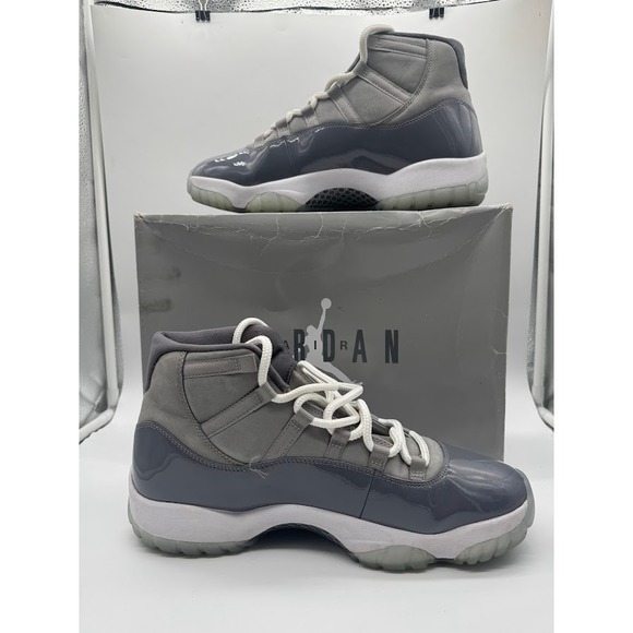 Air Jordan 11 Retro Cool Grey 2021 CT8012-005 Mens Size 13 Grey White High Top main image 7